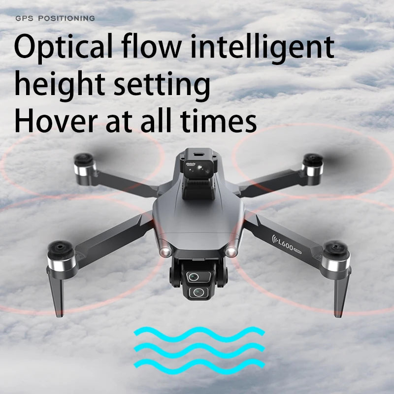 L600-1 PRO MAX RC Drone 8K Professinal With Wide Angle HD Camera WIFI 360°Obstacle Avoidance Foldable Helicopter WIFI FPV Drones
