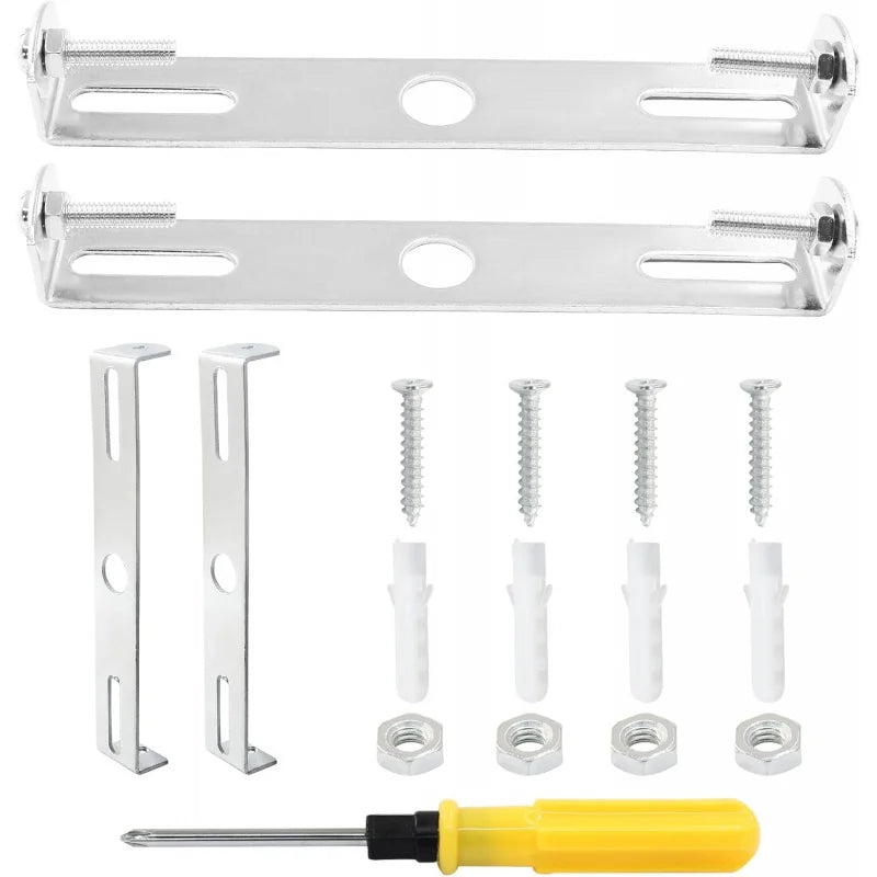 4 Packs Ceiling Light Mounting Bracket, 4.5 Inch Crossbar Fixture Plate, Square Wall