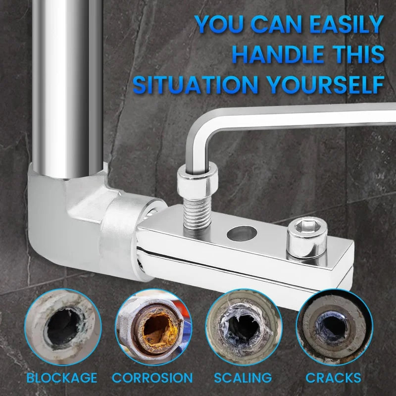 Stripped Screw Extractor Set Damaged,Broken Pipe Extractor,Screw Extractor Set Use With 1/2 Inch And 3/4 Inch Pipes