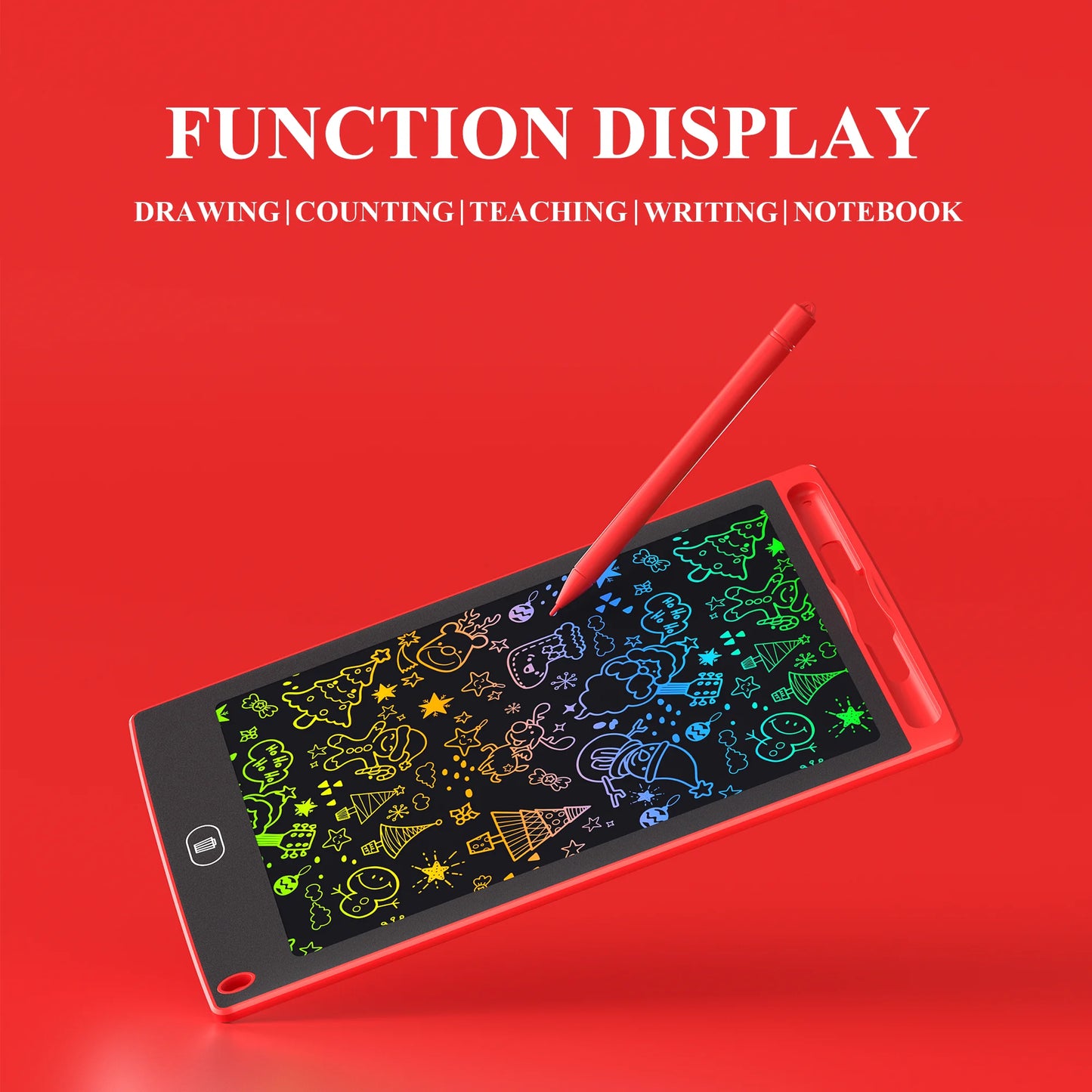 8.5 Inch LCD Children's Writing Board 10pcs of Reusable Magic Drawing Board with Stylus Eco-Friendly Erasable Doodle Board Gifts