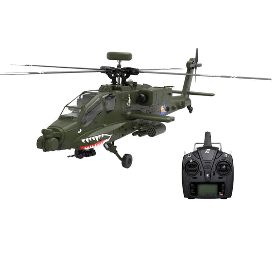 Eachine E250 AH-64 Apache 2.4G 6CH 3D 6-Axis Gyro Dual Brushless Motor 1:32 Scale Flybarless RC Helicopter Compatible With Futab