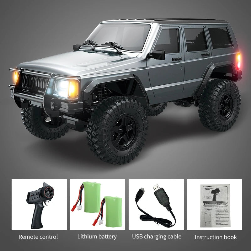 C8809 1/18 RC Car 2.4G Remote Control Crawler 4WD Electric Climbing Off-Road Model Car Toys for Children