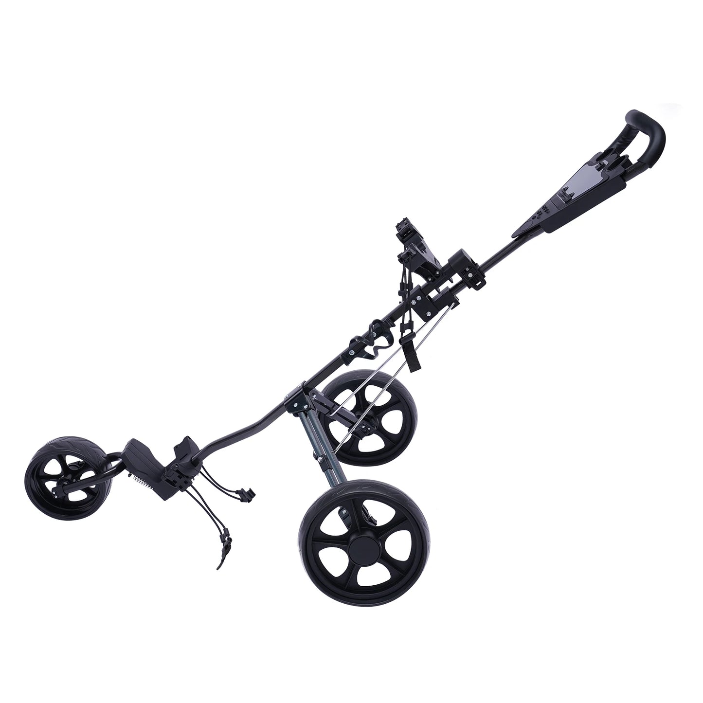 3-wheel Foldable Golf Push Cart Golf Cart Frame Folfing Troller