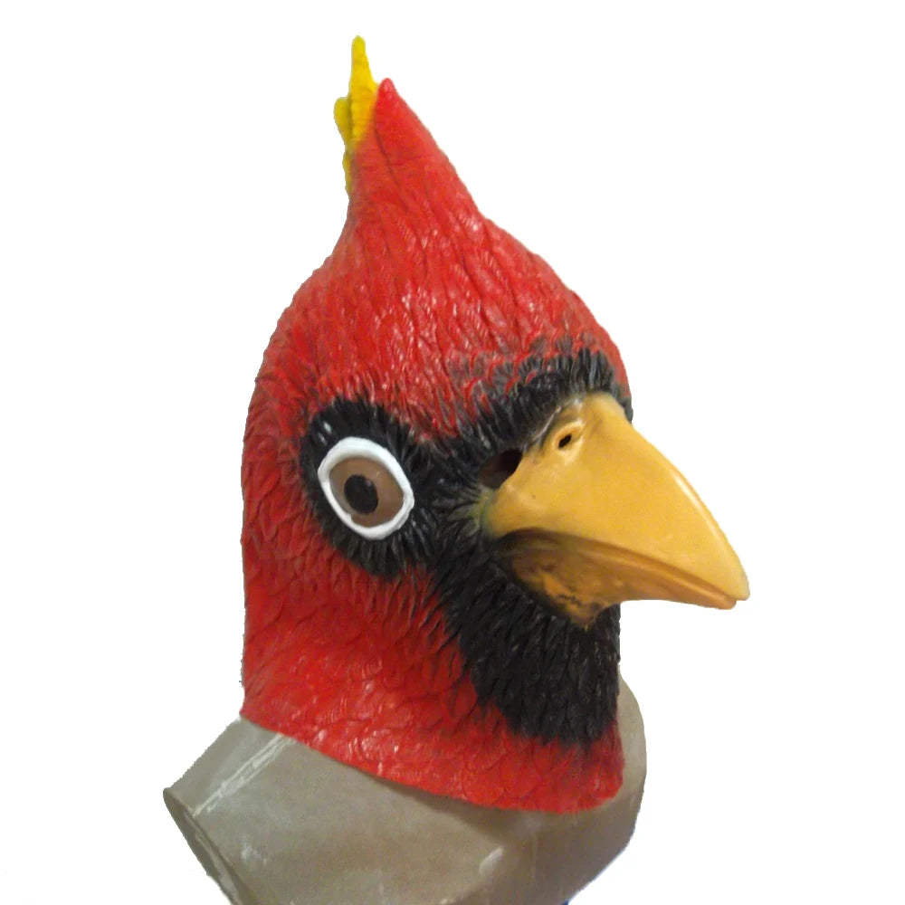 Latex Full Head Animal Bird Dove Dodo Parrot Pigeon Crow Masquerade Props Mask
