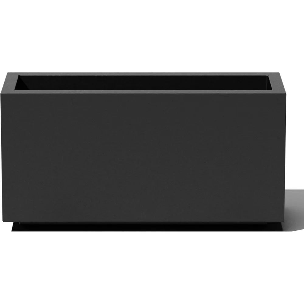 Series Long Box Planter - Large Rectangular Planter for Indoor or Outdoor Patio/Porch | Durable All-Weather