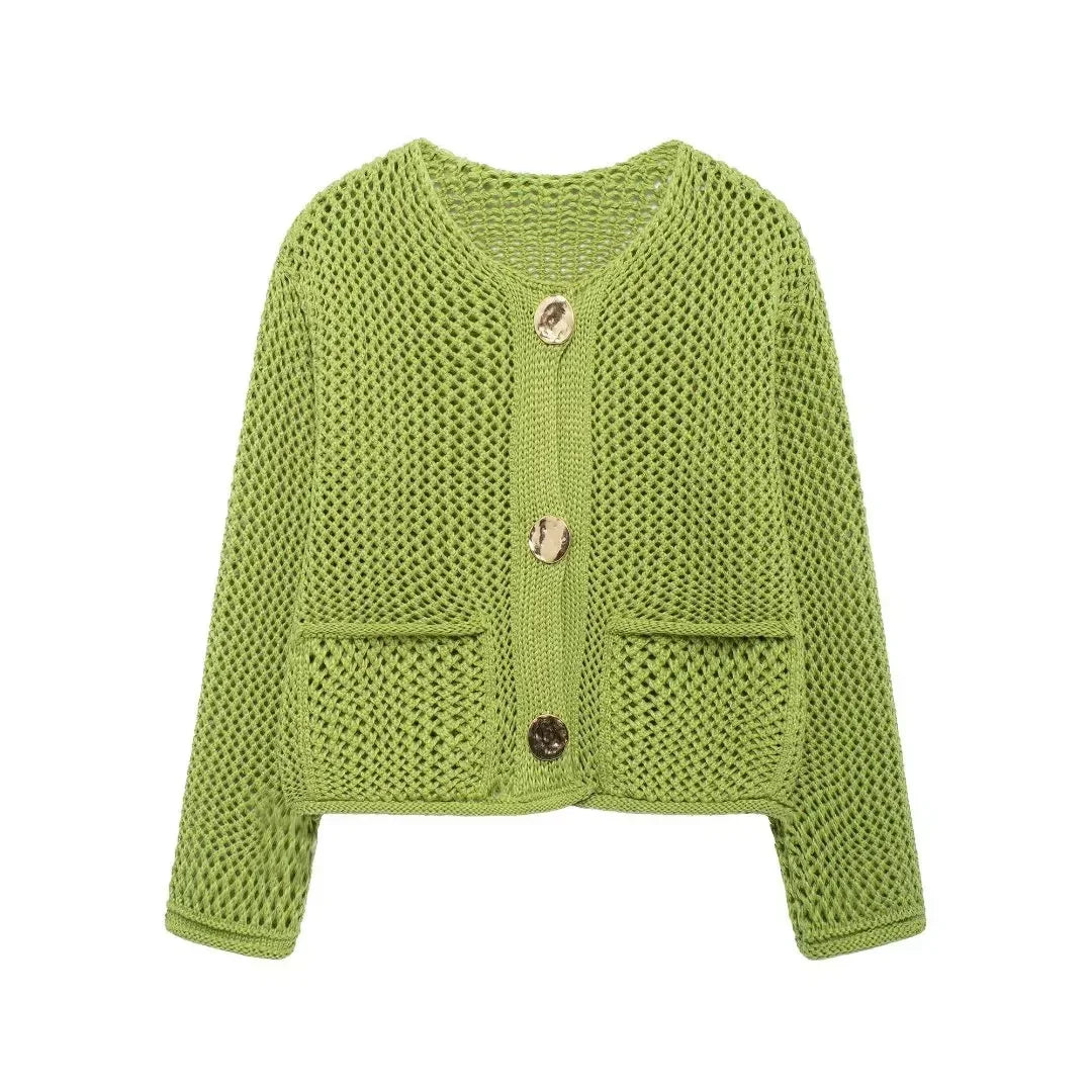 2025 Autumn Winter Knitted Cardigans For Women Casual Button Long Sleeve Female Sweater 2025 Fashion Loose Lady Cardigans Coat