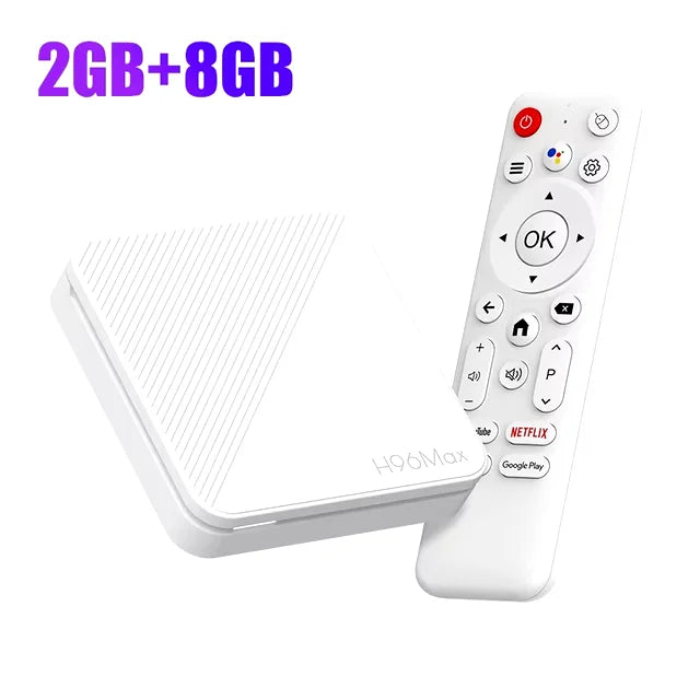 H96 Max H313 Smart TV Box Android 14 4K WiFi 6 Bluetooth 5