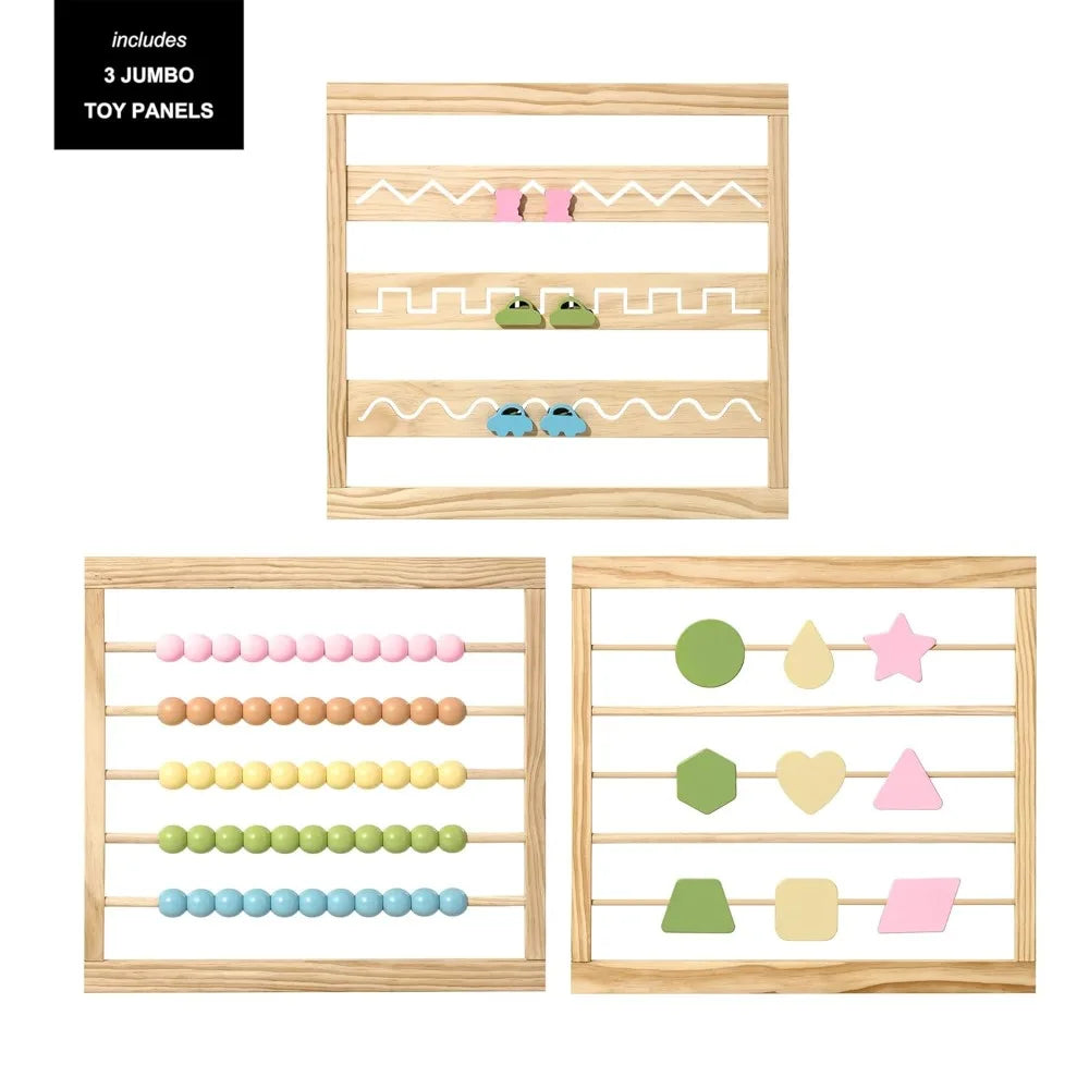 New upgrade-Wooden Playpen Extra Large for Toddlers and Babies - Foldable, Expandable, Adjustable - 8-10 Panels-Hot-Sell!