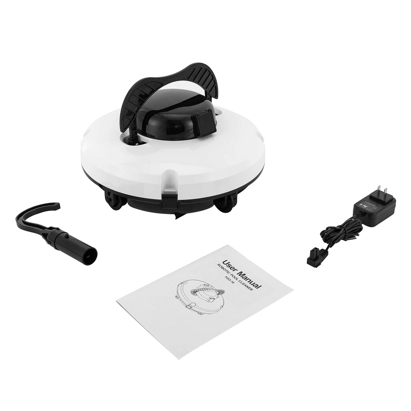 ABS IPX8 Protection level Cordless Robotic Pool Cleaner dual motor drive motors 120 Mins Runtime for  Pool up to 1076.4ft2