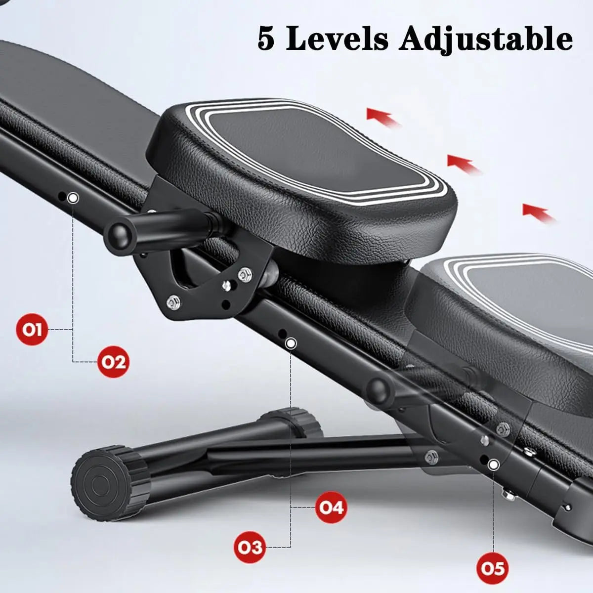 Adjustable Ab Trainer Machine Foldable Ab Workout Equipment for Core Strength Training