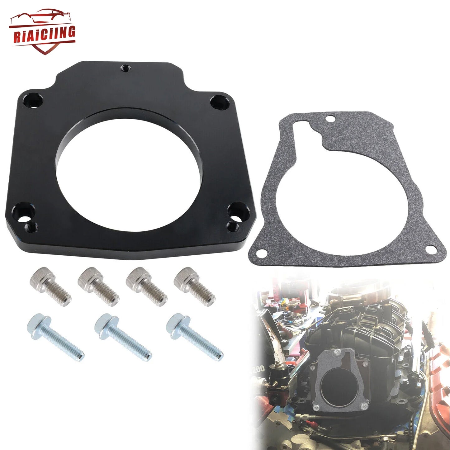 Ls Throttle Valve Gasket Set Drive Bv Wire Throttle Body Adapter Easy installation 551567 Automobiles Parts Air Intake System