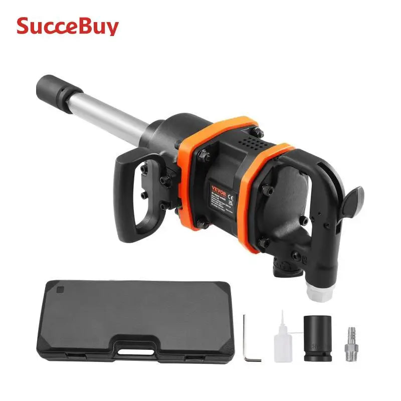 SucceBuy 1 Inch Air Impact Wrench High Reverse Torque Outpu Pneumatic Impact Gun for Heavy Duty Repairs and Maintenance Car Tire