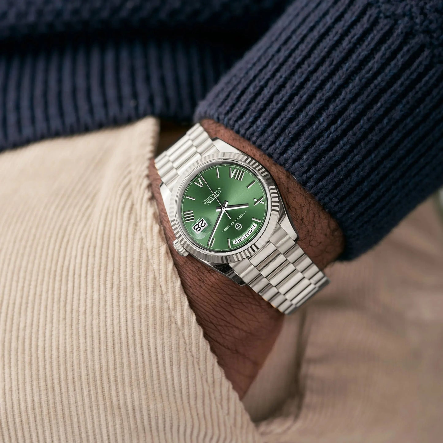 PAGANI DESIGN Men's Watches 2025 New Green Fashion Automatic Watch For Men ST16 Mechancial Wrist watch Men Stainless steel