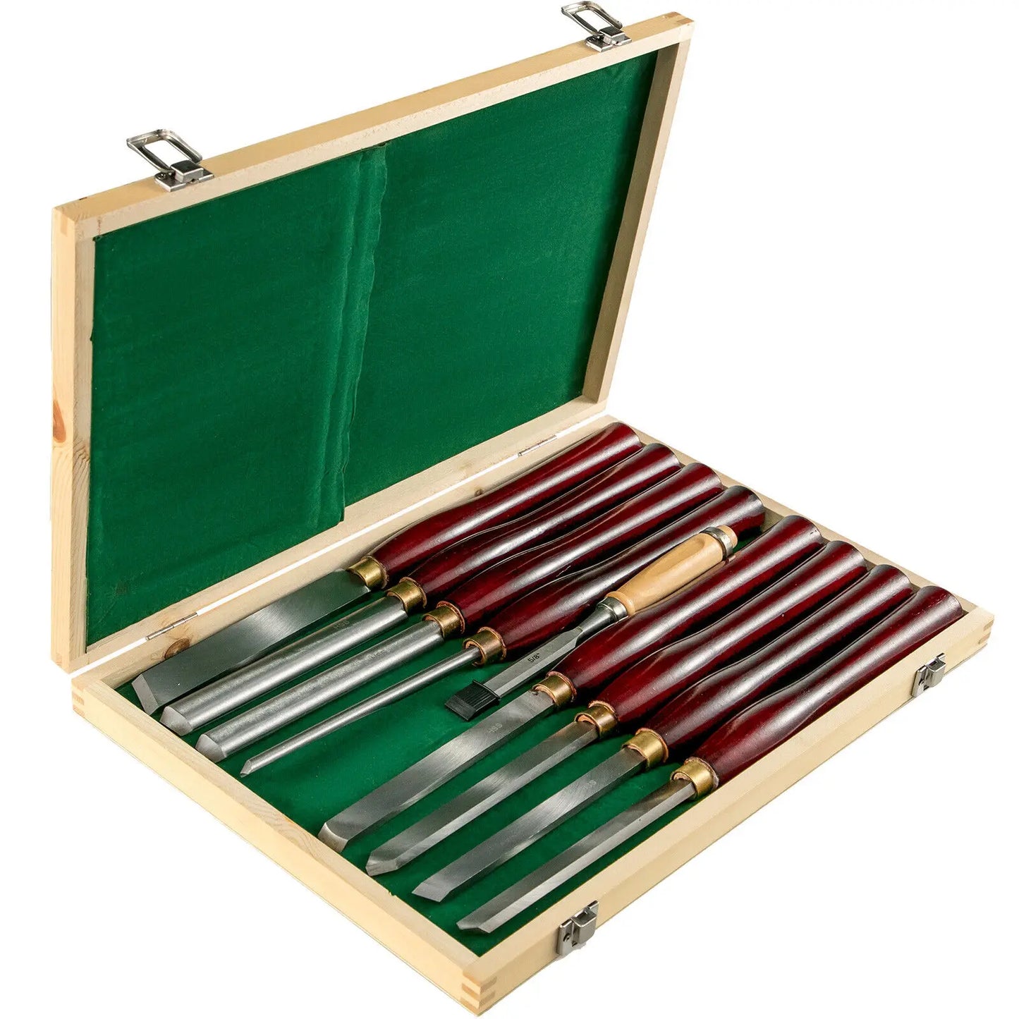 SucceBuy Wood Turning Tools Carving Hand Chisel Set Lathe Knife DIY Woodworking Professional Gouges Woodcraft Carpentry Tools