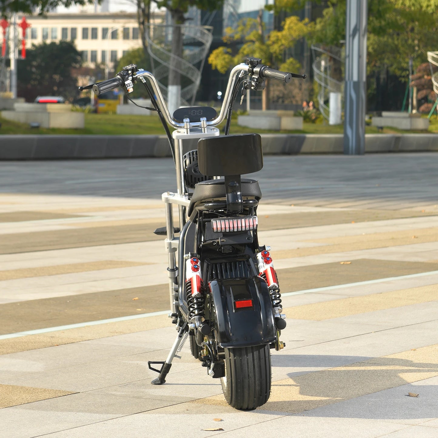 US Warehouse 2000W  Powerful Power Motor 2 Wheel E Scooter Car Adult Mobility 15 Inch Fat Tire Kick Electric Scooter