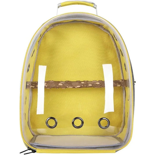 Bird cage Pet Parrot Carrier BirdsTravel Bag Backpack Space Capsule Portable and Breathable Sightseeing Outdoor Transparent Bird