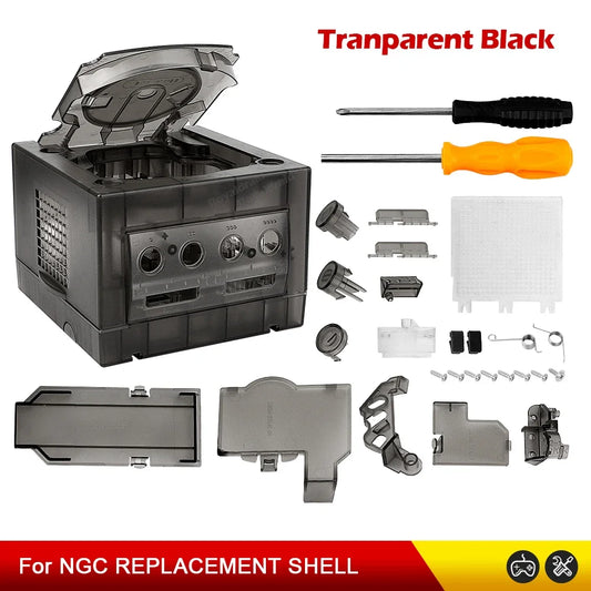 NEW For Gamecube NGC Replacement Housing Shell Transparent Case Box For Gamecube NGC GC Gaming Console DOL-101/DOL-001