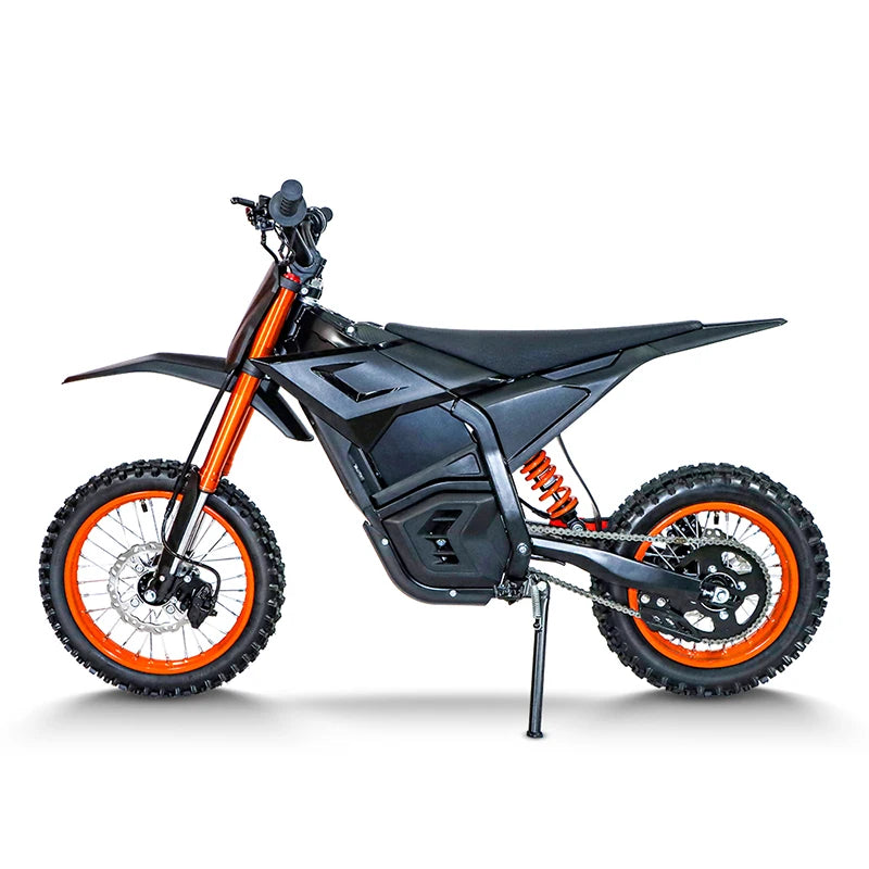 Electric Motocross Bike 3000W, 28Mph, 50 Miles, Urban Commuting Off-Road Electric Bike, 14" 48V 21AH, Full Suspension