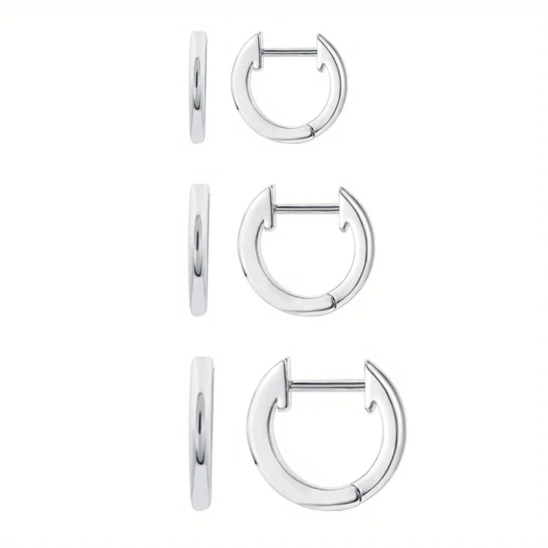 3/6 Pairs of Women's Earring Sets, Anti-allergy Women's Small Earring Cartilage Earrings, Fashionable Women's Gifts