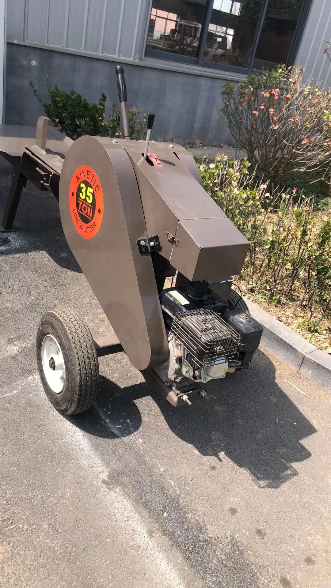 YIHUITONG 35Ton 7HP 212cc Petrol Kinetic Log Splitter Flywheel Splitter Fastest Log Splitter