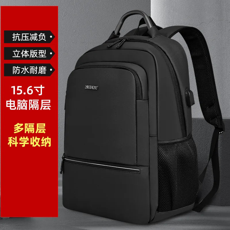 Men's Men's Large Capacity Laptop Backpack - Waterproof & Commuter Bag