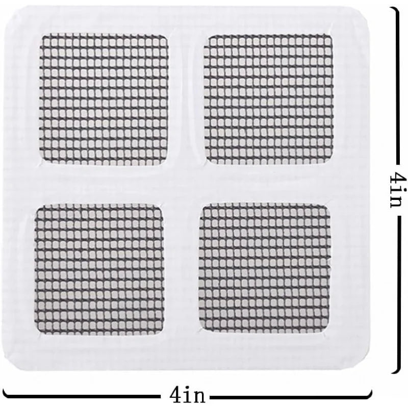 30 Pcs Disposable Shower Drain Catcher, Sink Drain Strainer,Drain Covers Suitable Bathroom, Bath, Kitchen Sink(4X 4)