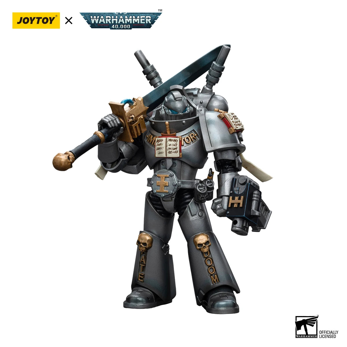 JoyToy Warhammer 40K 1/18 Action Figures Grey Knights Interceptor Squad Strike Squad Model Toys 12cm