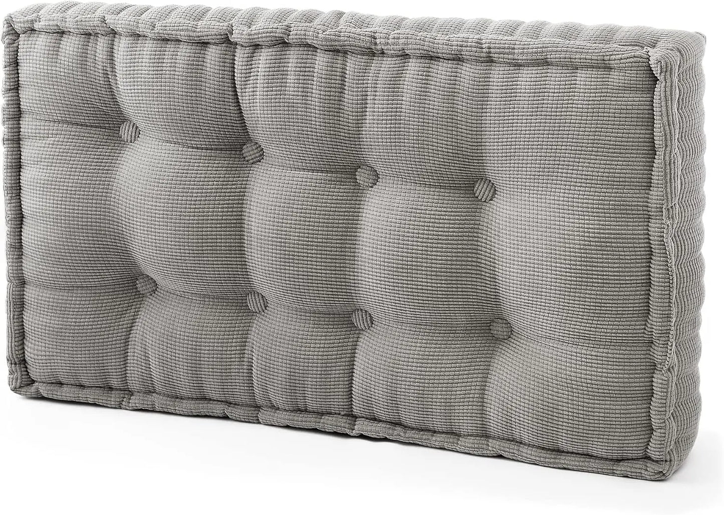 Ultra Thick Tufted College Headboard - Gray