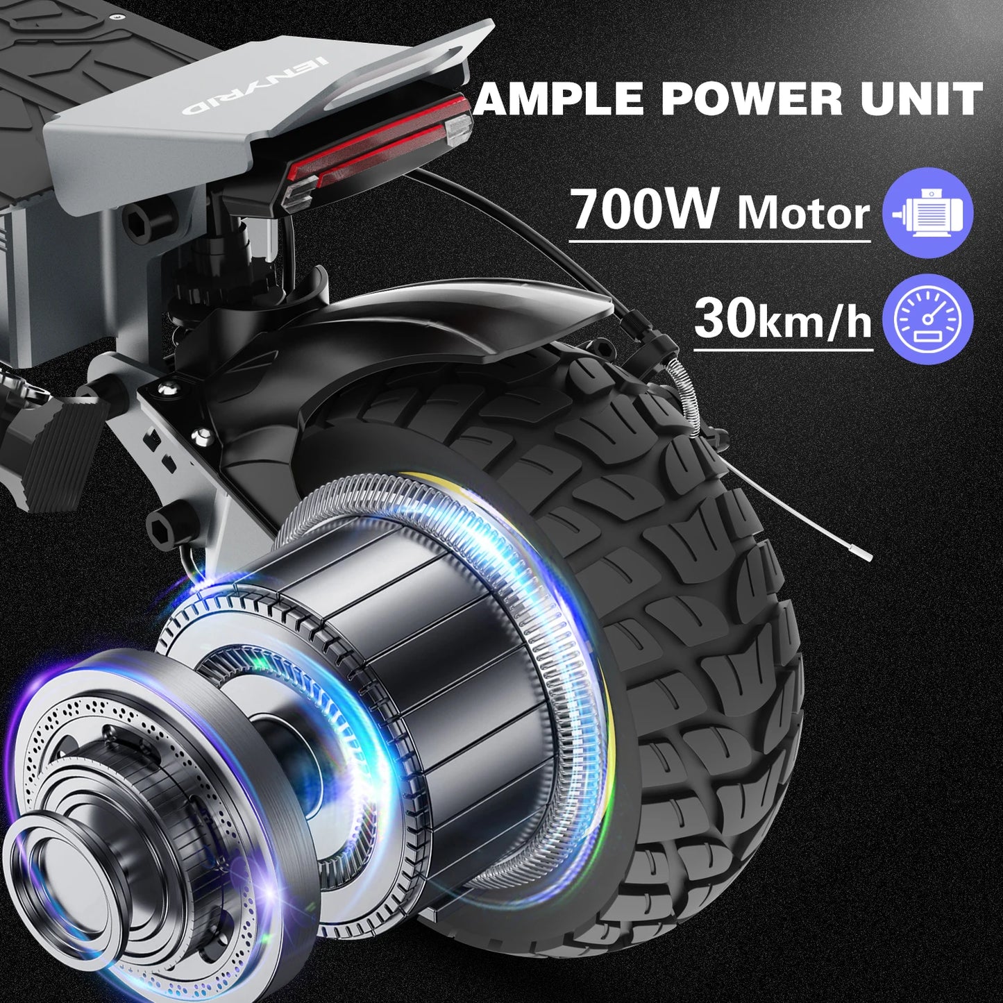 Electric Scooter for Adults 800w e Scooter Foldable Kick Scooter 10" Pneumatic Tire Off Road eScooter with Long Range
