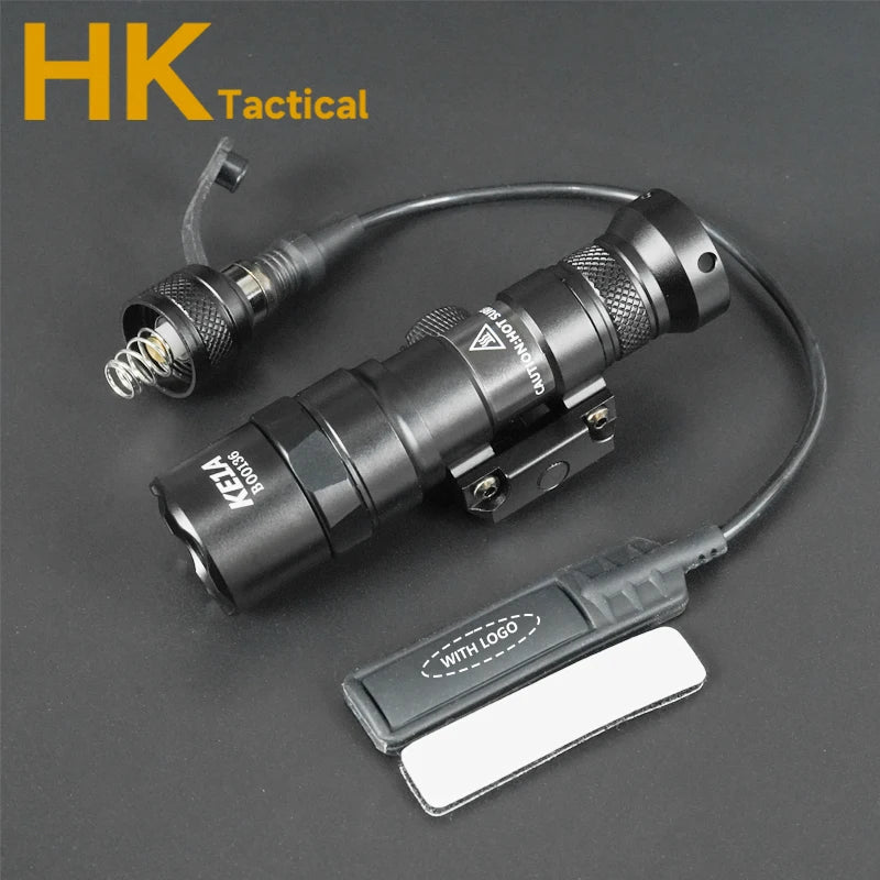 SF M300C M600C M600 Airsoft Flashlight Tactical Torch Rifle Hunting Weapons Scout Light PEQ15 Red Dot Indicator Fit 20mm Rail