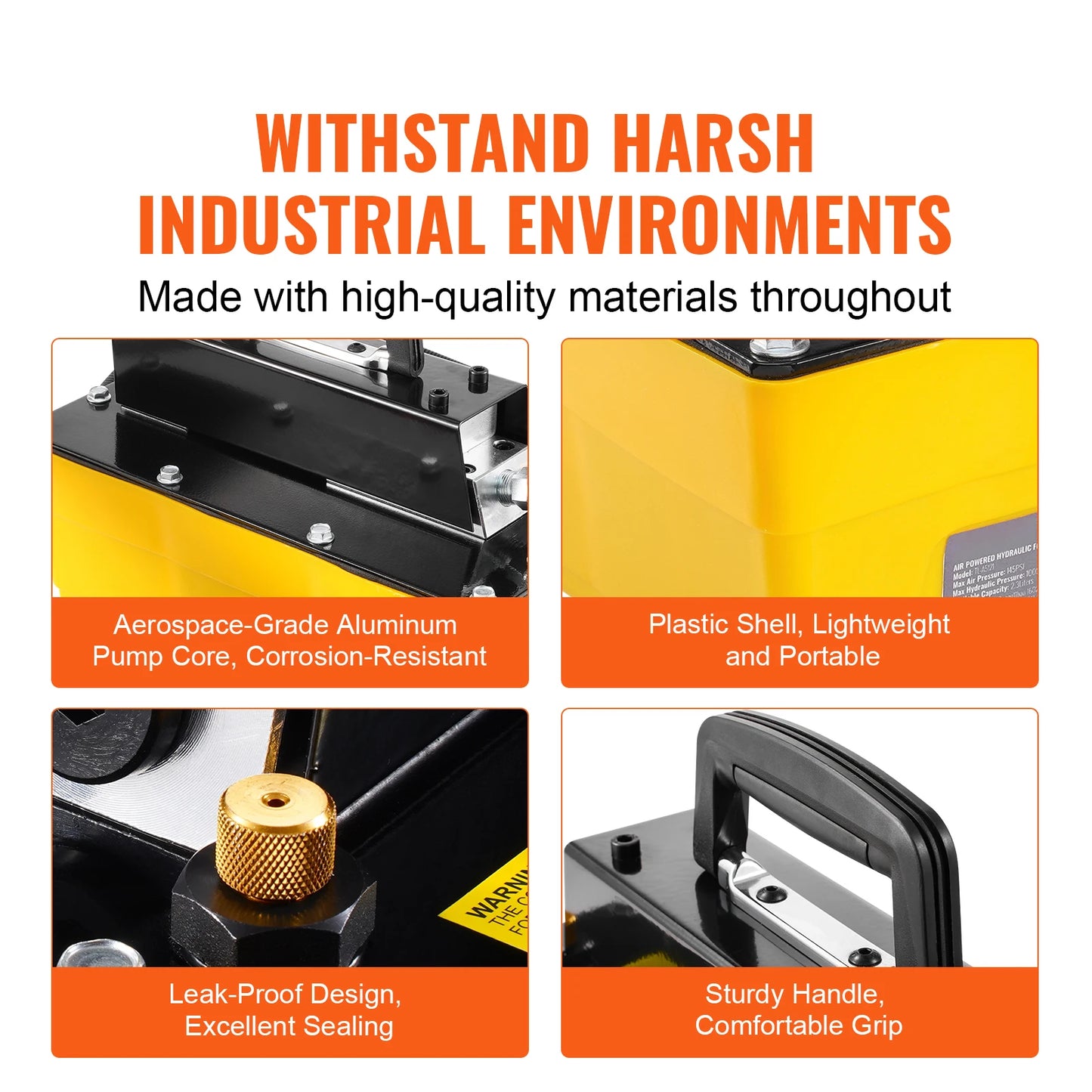 SucceBuy 10,000PSI Air Hydraulic Pump 0.61Gal Reservoir & Remote Control Actuator for Automobile Frame Machine & Hydraulic Press