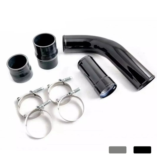 Black Silver Hot Side Aluminum Intercooler Pipe Upgrade for Ford 6.7L Powerstroke Diesel 11-16 Engine Parts Cooling Systems