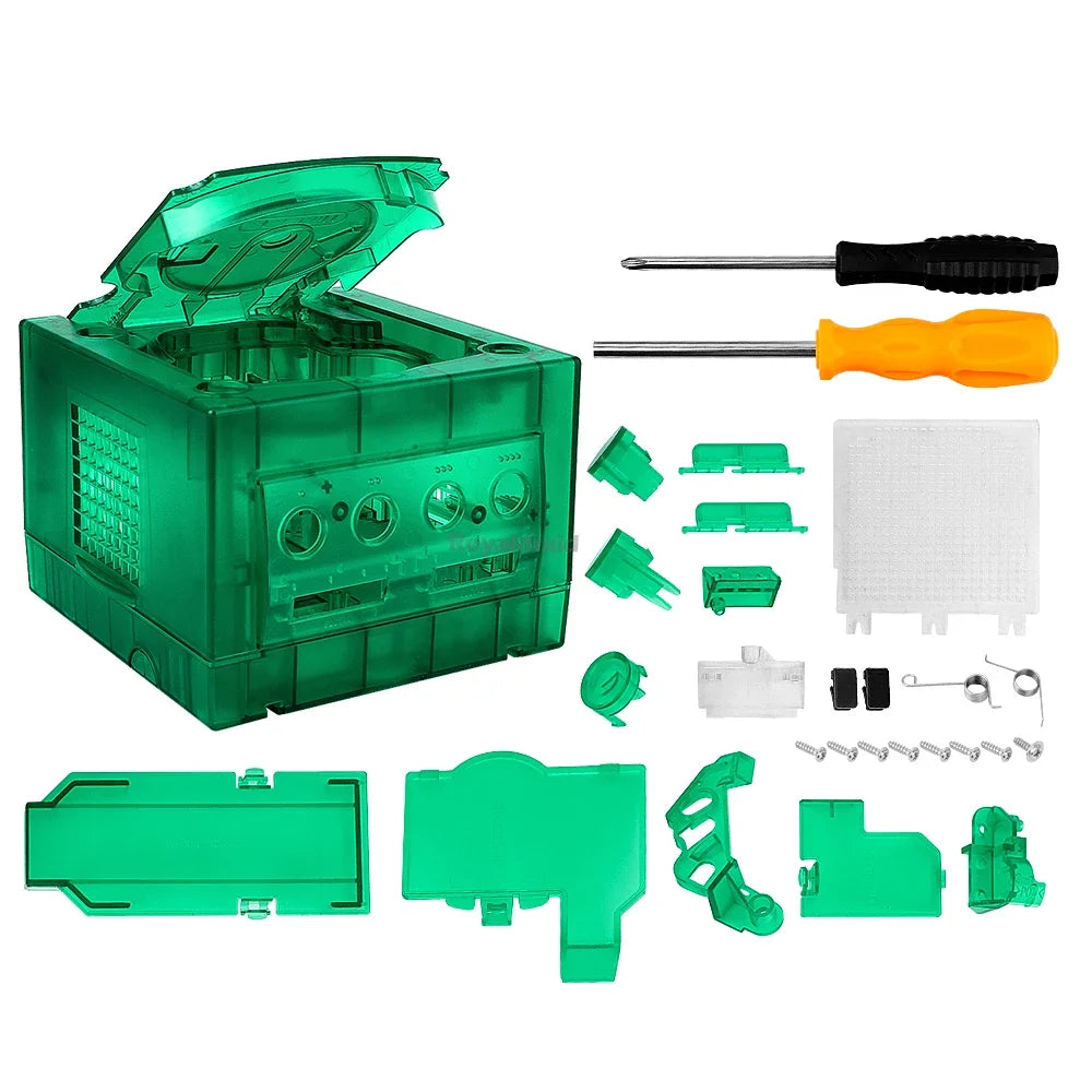 NEW For Gamecube NGC Replacement Housing Shell Transparent Case Box For Gamecube NGC GC Gaming Console DOL-101/DOL-001