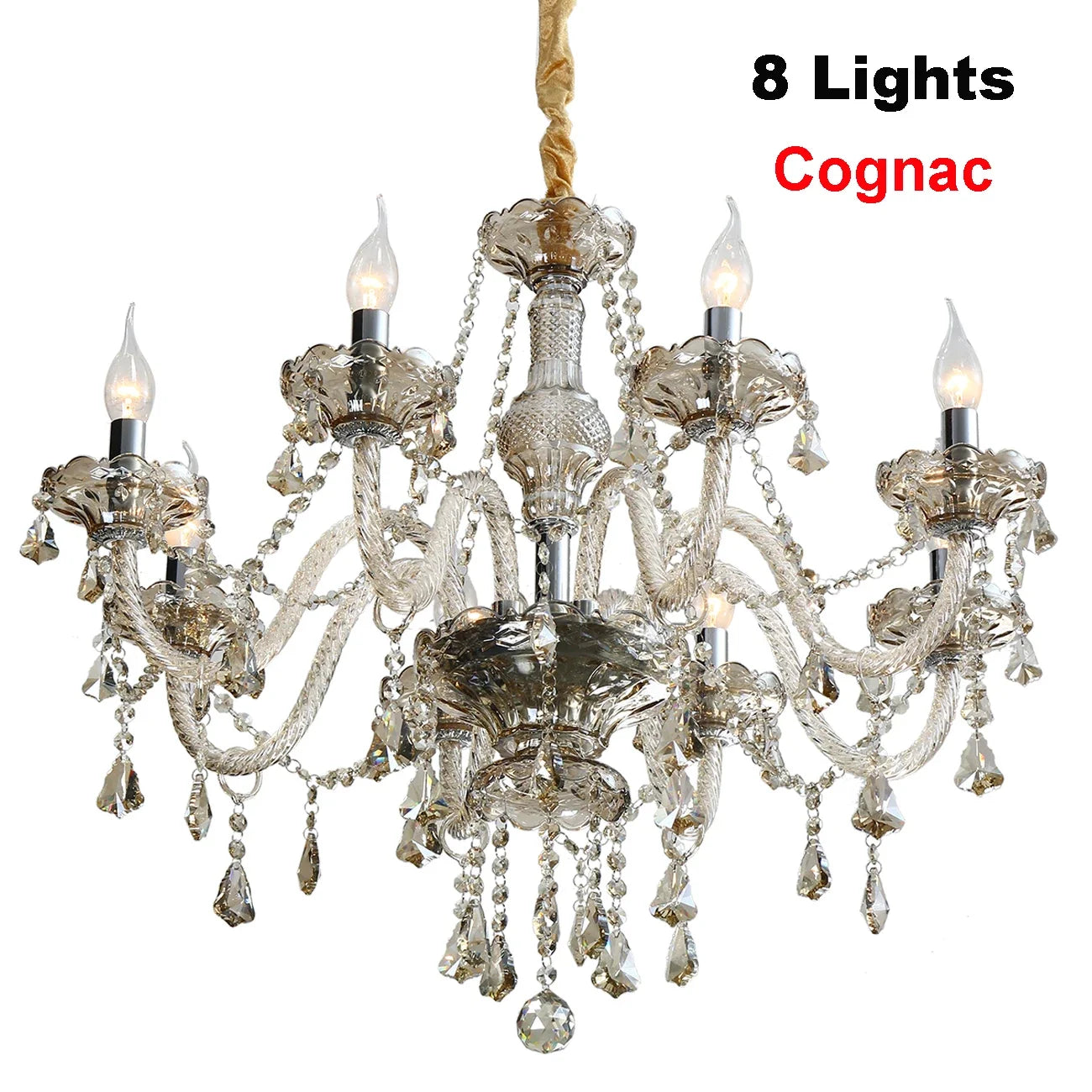 Ridgeyard 4-18 Arms K9 Crystal Chandelier Modern Luxury Boutique Country Style For Hallway Living/Dining Room Bedroom Home Light