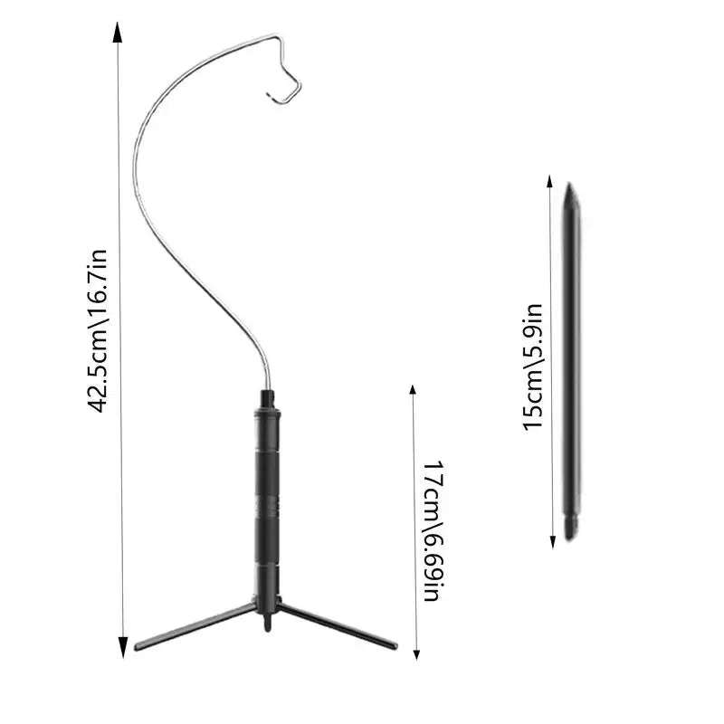 Telescoping Camping Light Stand Portable Foldable Light Tripod Lantern Pole Outdoor Light Holder Lamp Hanger Camping Supplies