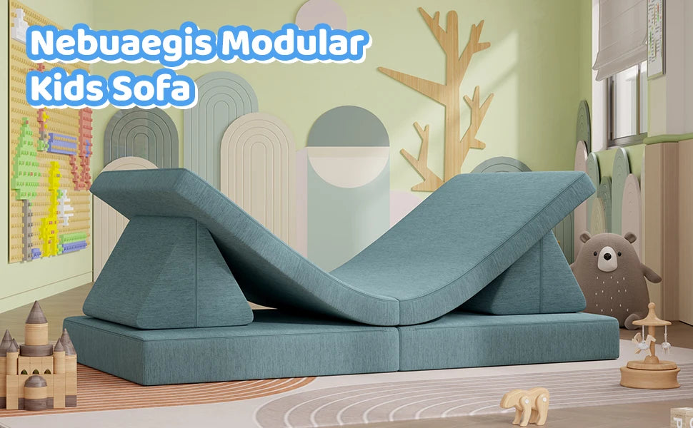 Foldable Sofa Children's Living Room Bedroom Folding Sofa Adjustable Backrest Single Backrest Office Chair Reclining Or Sitting