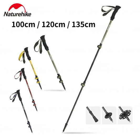 Naturehike Carbon Fiber Telescopic Trekking Pole Ultralight