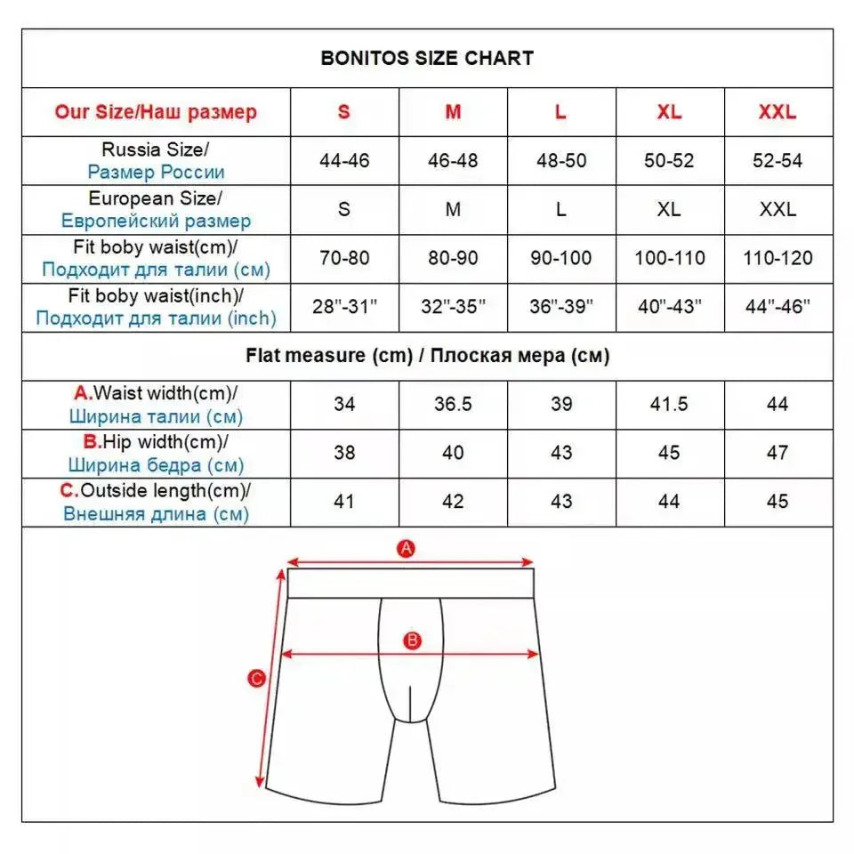 4pcs long boxers for men underwear plus size Men's panties sexy long leg underpants cotton Mens boxer shorts fashion male Trunk