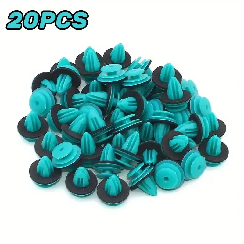 10/300PCS Green Nylon Retaining Clip for Toyota Bumper Door Buckle Car Interior Accessories Auto Vehicle Retainer Fastener Rivet
