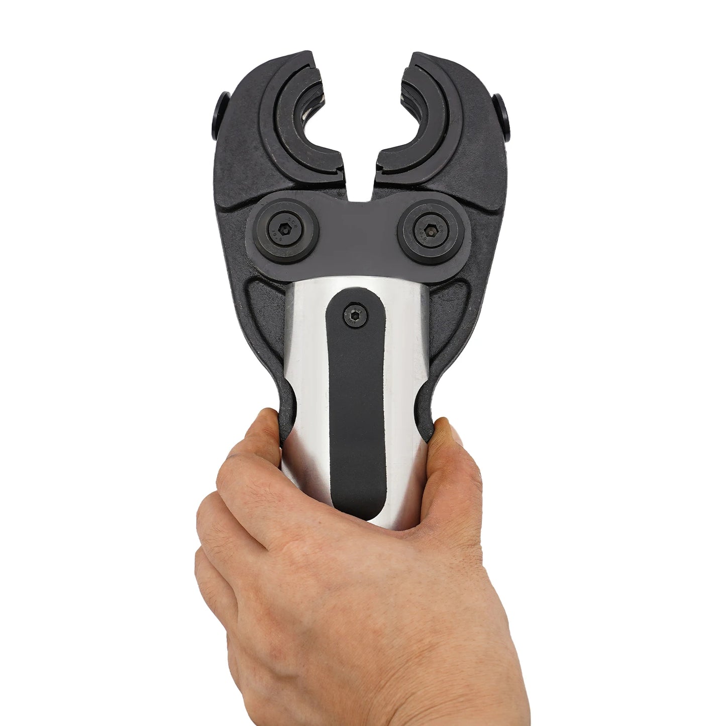 Blue Hydraulic PEX Pipe Crimper Tool Kit | 1/2", 3/4", 1" Dies, Ergonomic Grip, Steel-Aluminum Construction