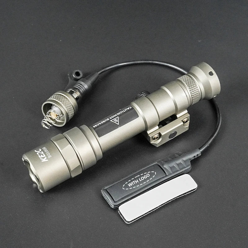 Tactical M600C M600 M300C X300U Flashlight 20MM Rail LED Scout Light Outdoor Camping Lamp Rifle Weapon Flashlight US Warehouse