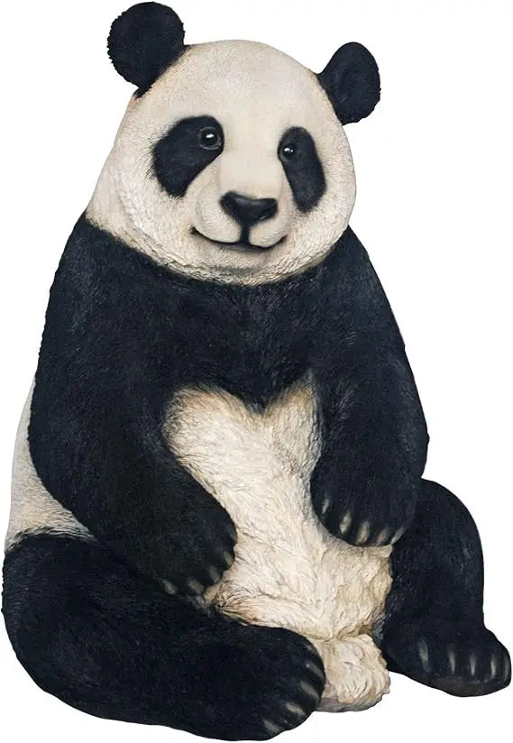 Large 18-inch Seated Panda Outdoor Statue