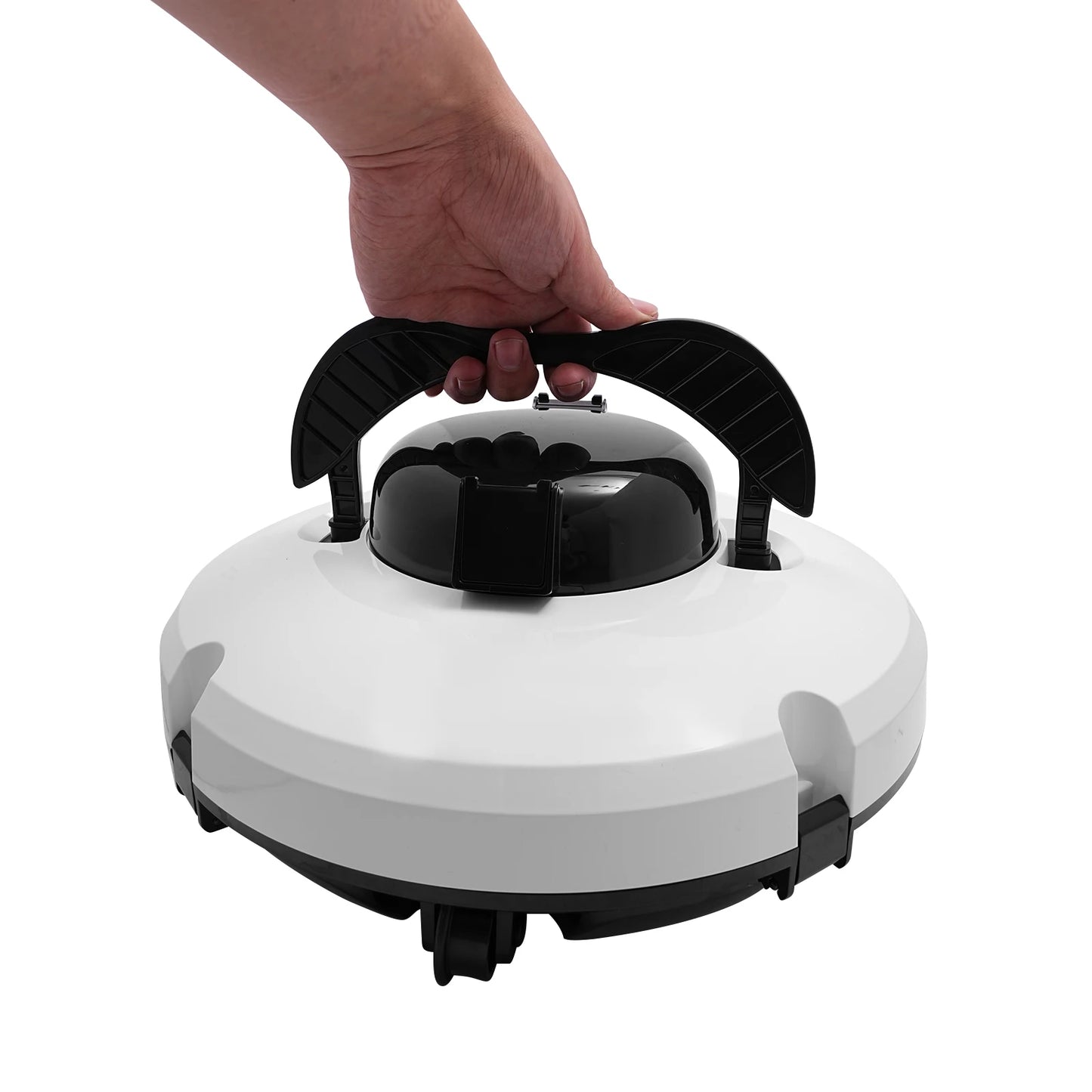 ABS IPX8 Protection level Cordless Robotic Pool Cleaner dual motor drive motors 120 Mins Runtime for  Pool up to 1076.4ft2