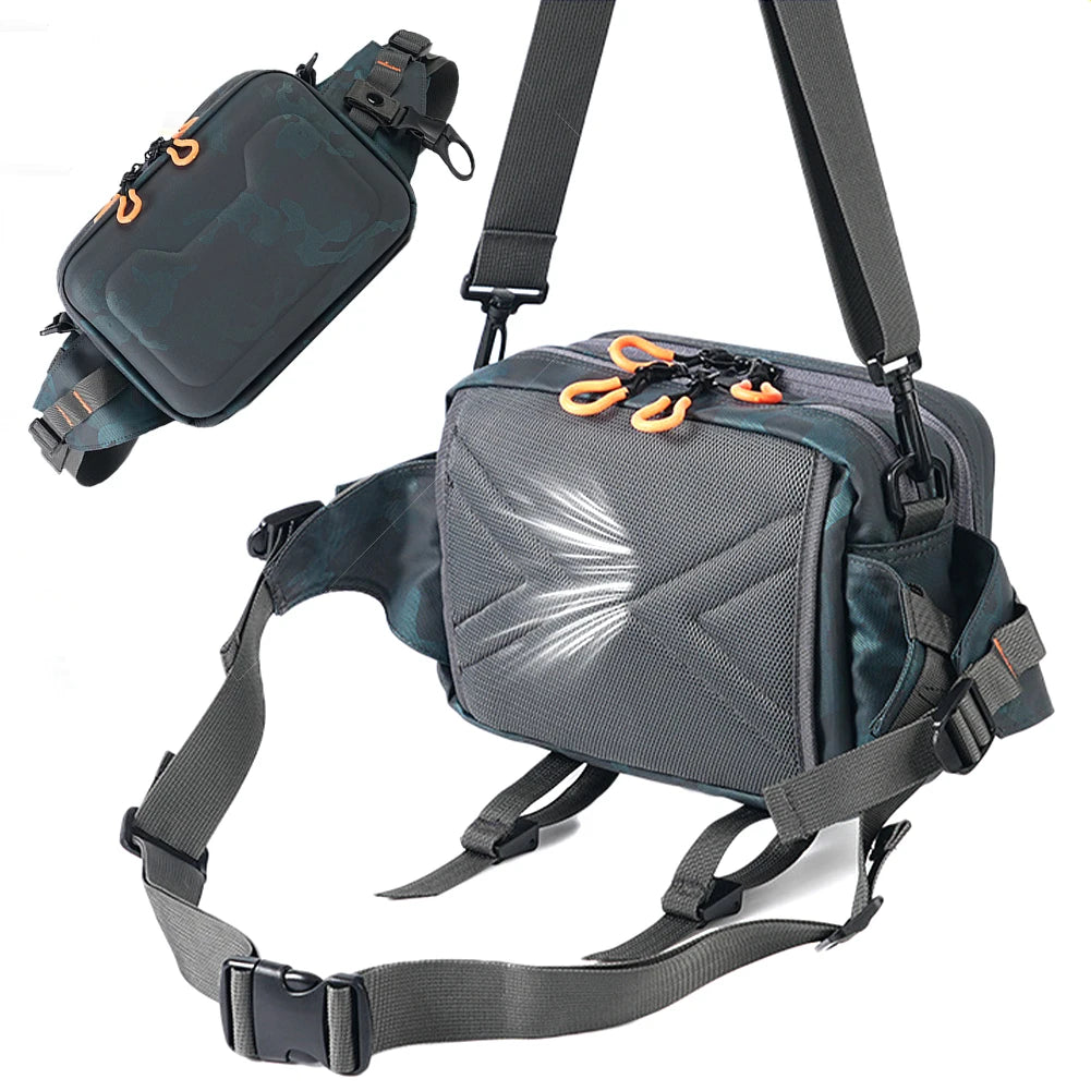 Fishing Fanny Pack Adjustable Belt Tackle Storage Bag