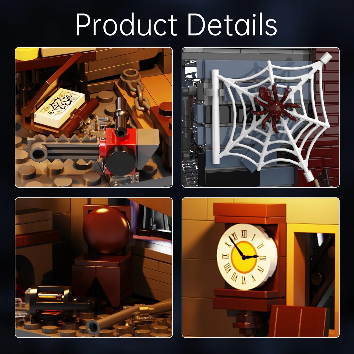 Haunted House Building Blocks Set 639 Pcs Lego Compatible