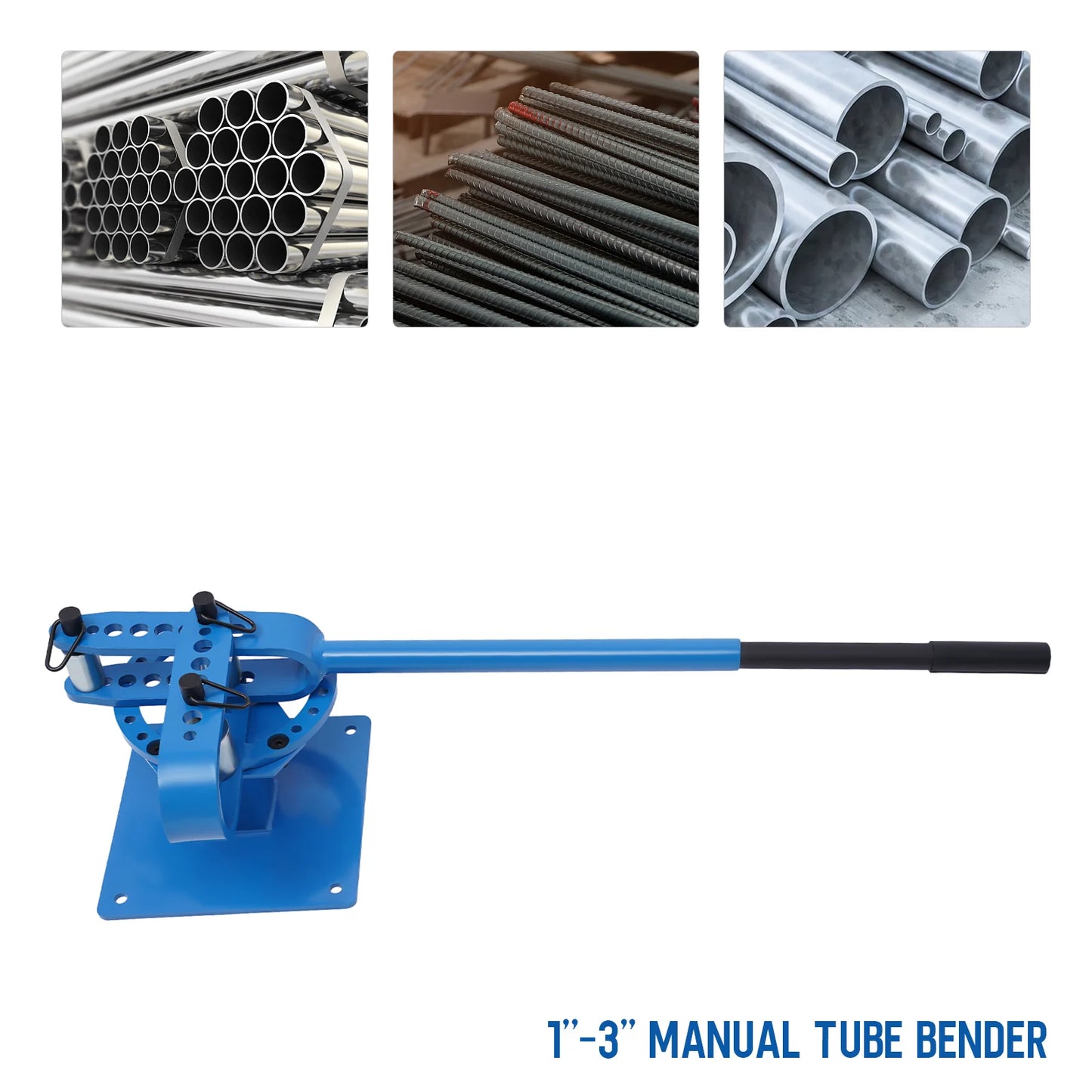 25-75mm Pipe Bender Bending Machine Bending Mild Steel Pipes With 7 Round Dies