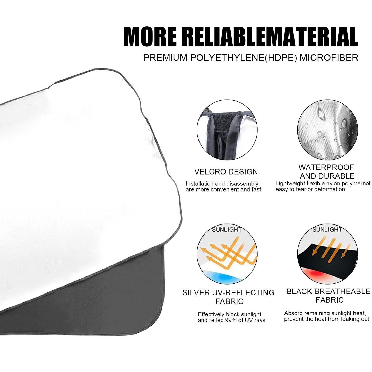 Car Windshield Sunshade Cover for Toyota Camry 2019 2020 2021 2022 2023 Auto Front Window Sun Visor UV Protection Accessories