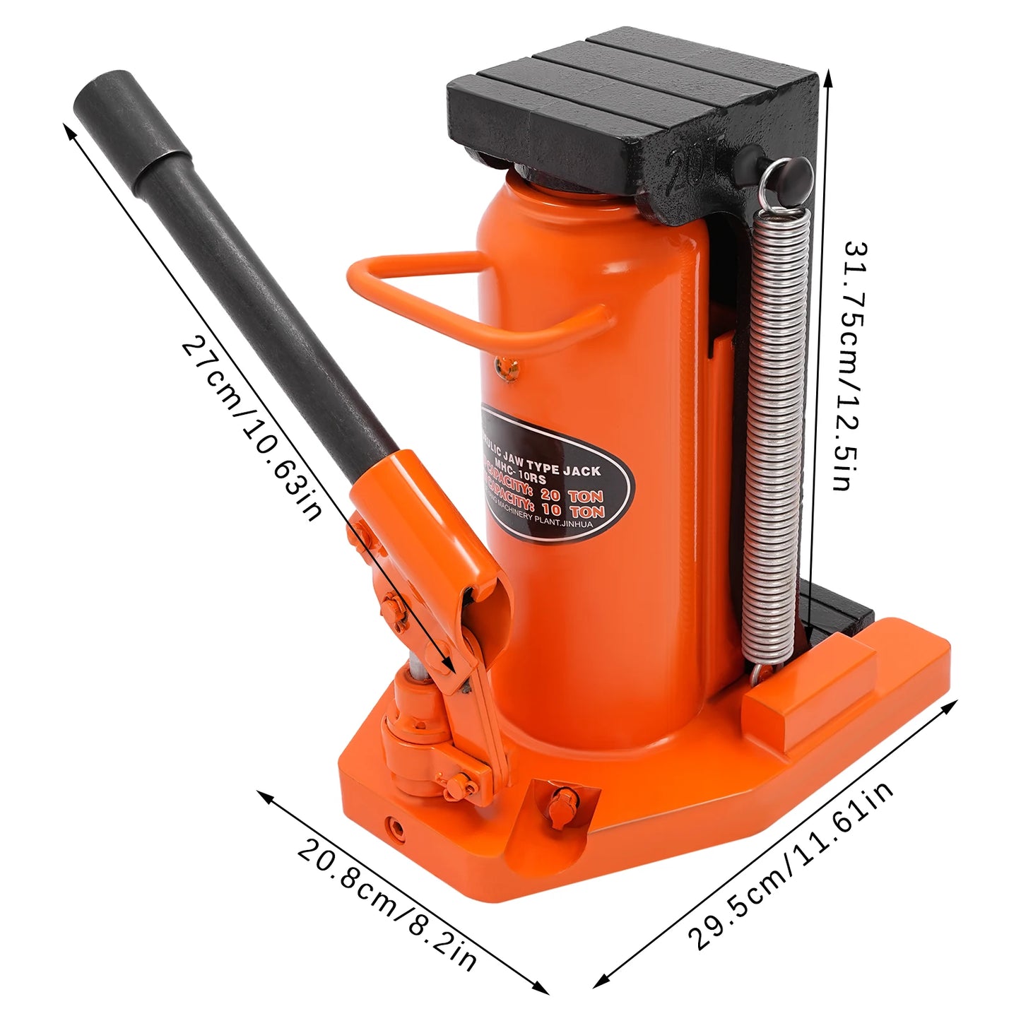 Hydraulic Toe Jack Claw Type Toe Jack Lift Industrial Repair Mechanical Tools 10T-20T