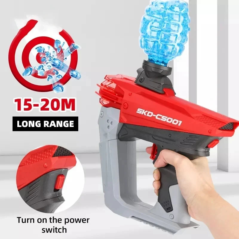 SKD CS001 Balls Gun Led Night Light Water Beads Ball Splatter Shooting Target Toys Guns Weapon Outdoor Games For Kids