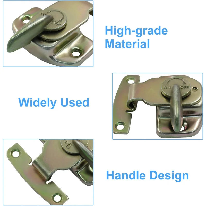 2 Sets Metal Table Locks Dining Align-N-Leaf Hardware Accessories Extension Ta